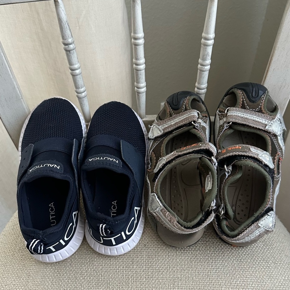 Bundle of 2 Kids Shoes Sneakers Sandals